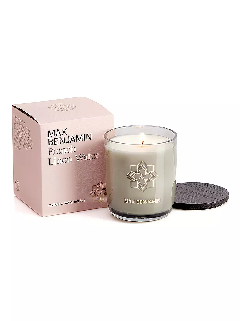 MAX BENJAMIN | Vela perfumada CLASSIC COLLECTION 210g French Linen | Rosa