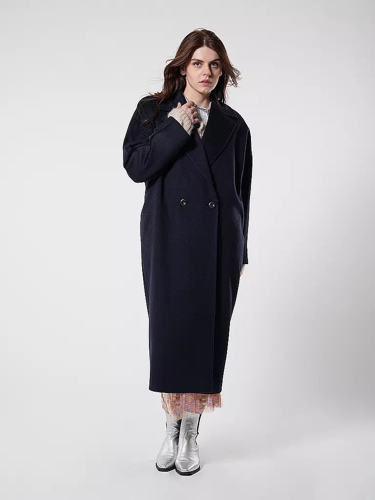 MAX MARA STUDIO | Abrigo de lana ERIC | Azul oscuro