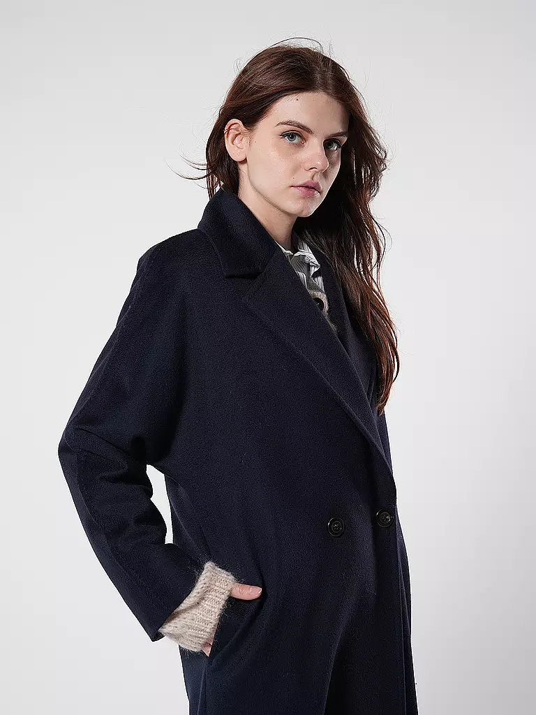 MAX MARA STUDIO | Abrigo de lana ERIC | Azul oscuro