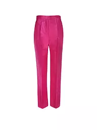 MAX MARA STUDIO | Pantalón de seda SHANTUNG | Fucsia