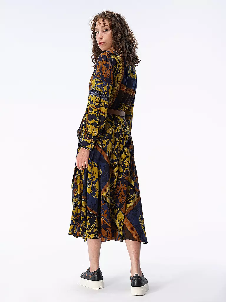 MAX MARA STUDIO | Seidenkleid in Wickeloptik NIRVANA  | Azul