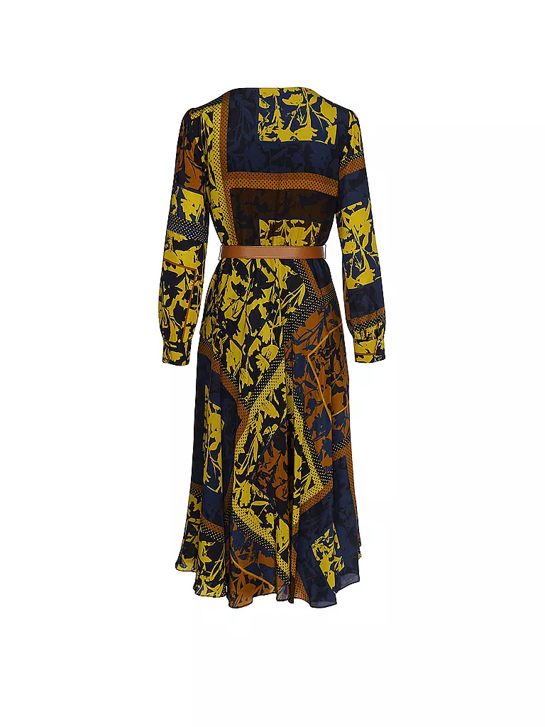 MAX MARA STUDIO | Seidenkleid in Wickeloptik NIRVANA  | Azul