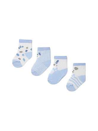 MAYORAL | Calcetines de bebé, paquete de 4, azul claro