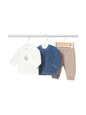MAYORAL | Conjunto de bebé de 3 piezas: chaqueta, camiseta de manga larga y pantalón