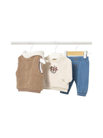 MAYORAL | Set de bebé 3 piezas chaleco, suéter, pantalón