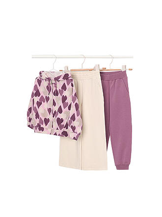 MAYORAL | Set de niña de 3 piezas: Sudadera con cremallera y dos pantalones