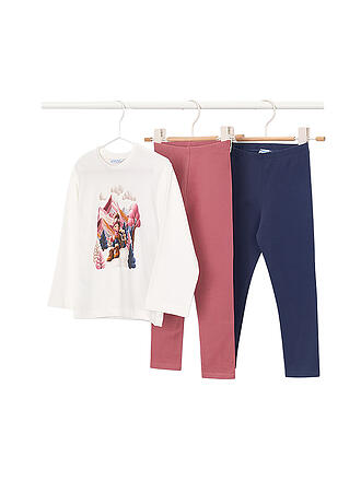 MAYORAL | Set de 3 piezas para niña: camiseta y dos leggings