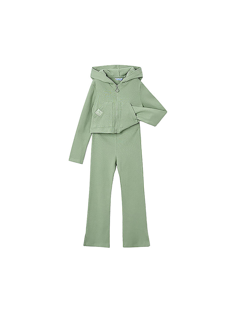 Mayoral Conjunto de 2 piezas para niña, chaqueta y pantalón verde