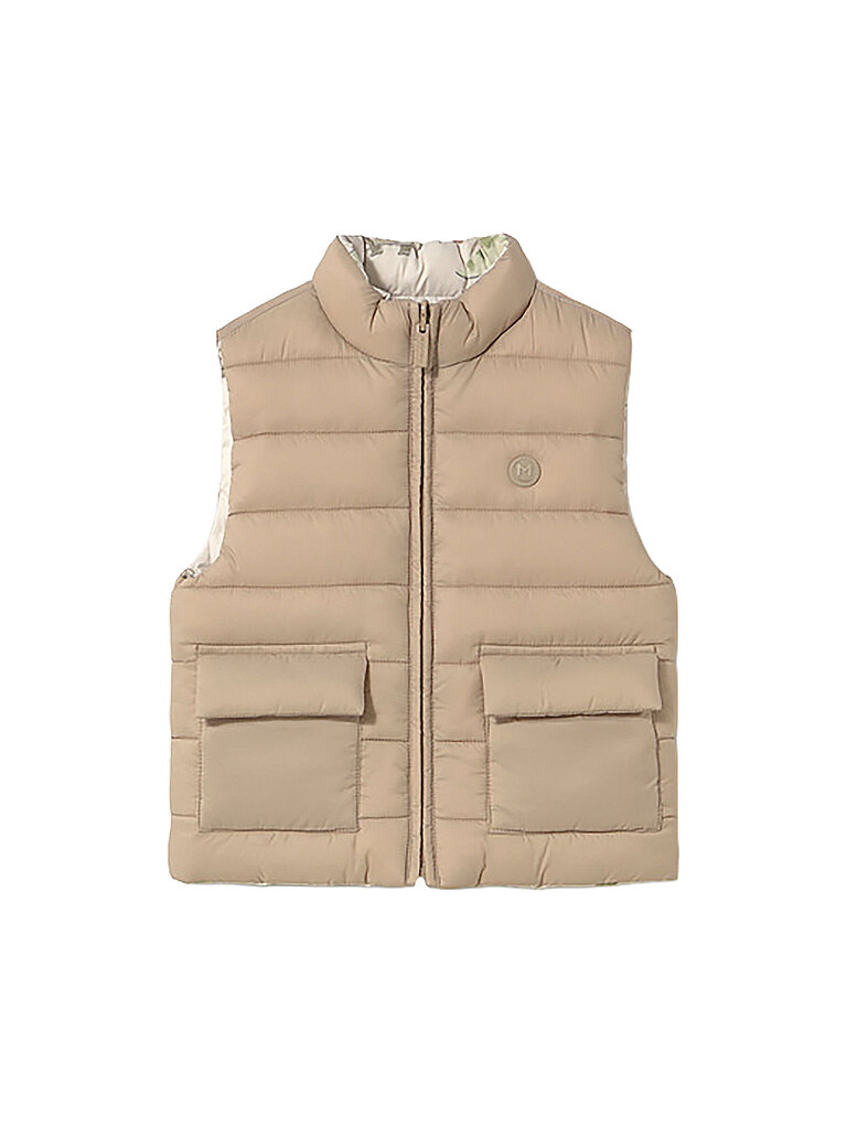 Mayoral Chaleco reversible bebé beige