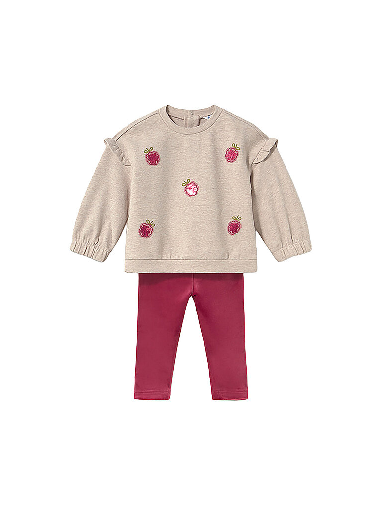 Mayoral Set de bebé 2 pzs. Suéter con pantalón beige