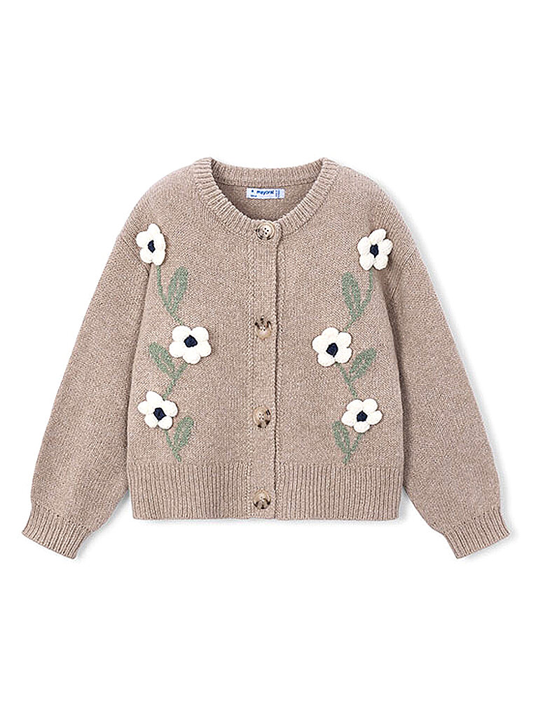 Mayoral Cárdigan de punto para niña beige