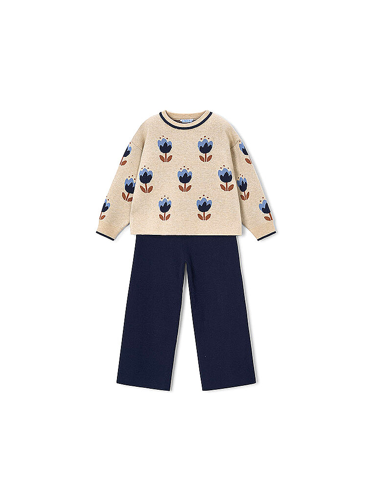 Mayoral Set de 2 piezas para niña: jersey y pantalón azul oscuro