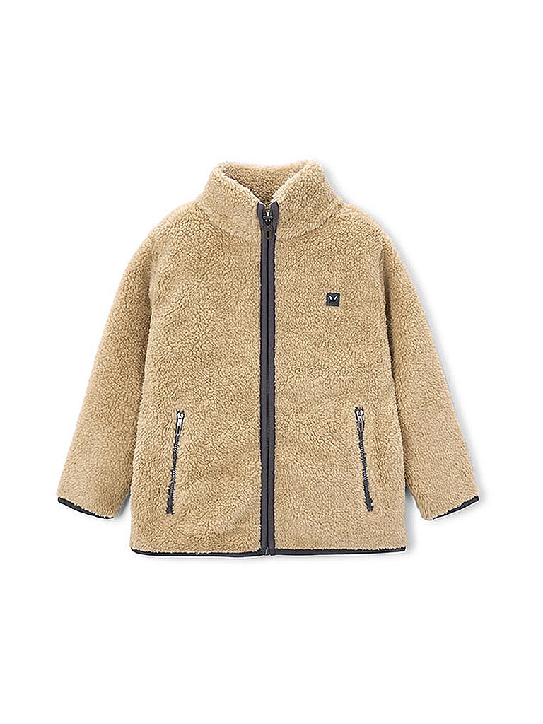 Mayoral Chaqueta de niño con efecto pelo beige