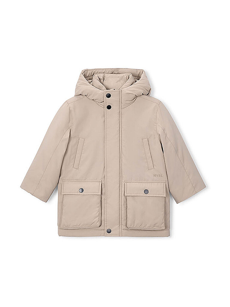 Mayoral Parka para niño beige