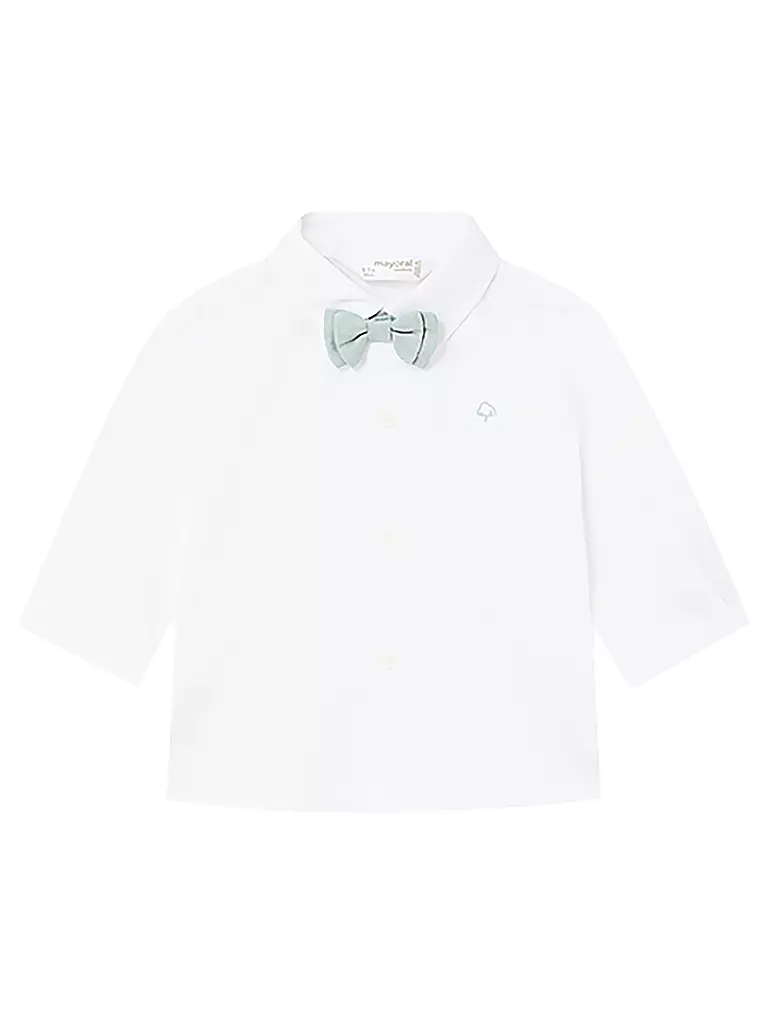 MAYORAL | Baby Hemd mit Fliege | Blanco
