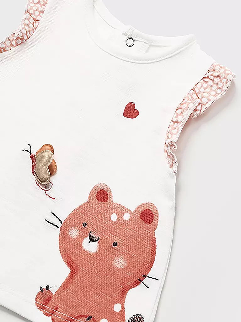 MAYORAL | Baby Set 4-teilig T-Shirt und Shorts  | Naranja