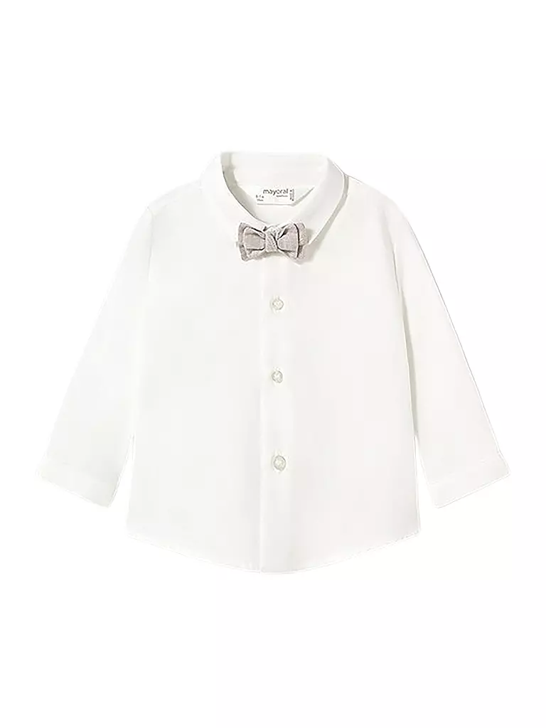 MAYORAL | Camisa de bebé con pajarita | Crema