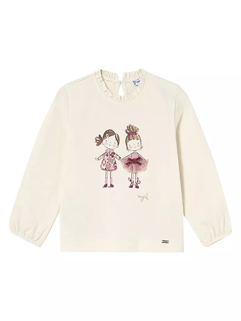 MAYORAL | Camiseta de manga larga para bebé niña | Crema