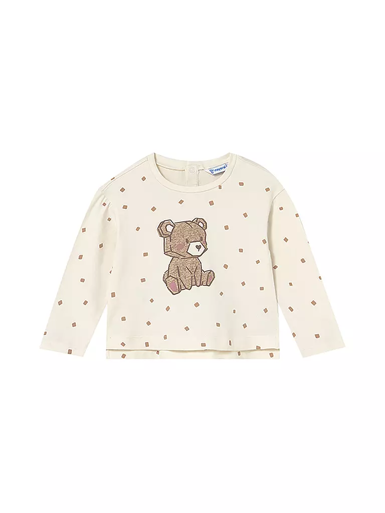 MAYORAL | Camiseta de manga larga para bebé | creme