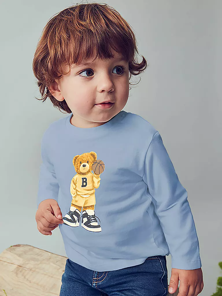 MAYORAL | Camiseta de manga larga para bebé | hellblau