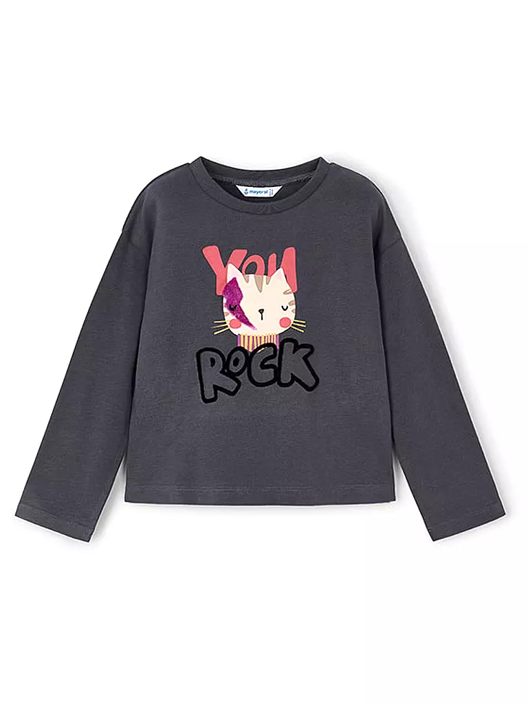 MAYORAL | Camiseta de manga larga para niña | Gris