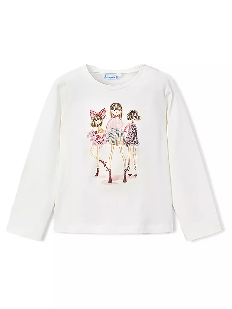 MAYORAL | Camiseta de manga larga para niña | creme