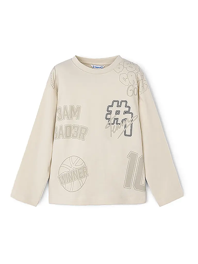 MAYORAL | Camiseta de manga larga para niño | Beige