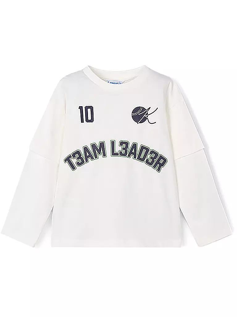MAYORAL | Camiseta de manga larga para niño | Blanco