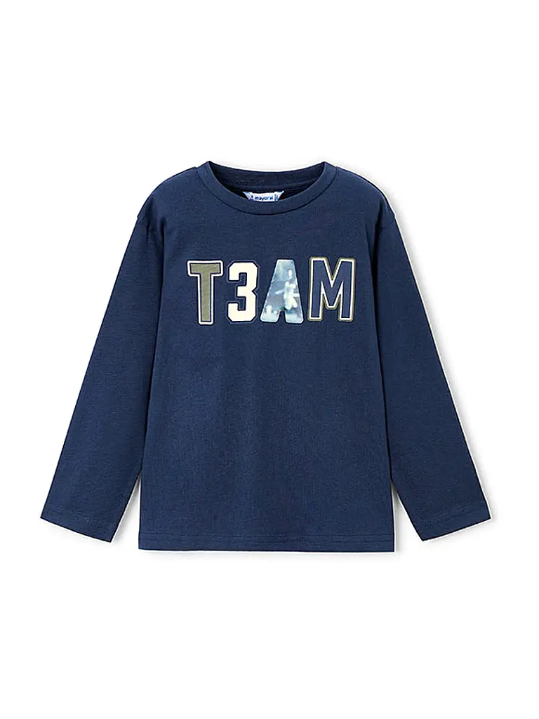 MAYORAL | Camiseta de manga larga para niño | dunkelblau