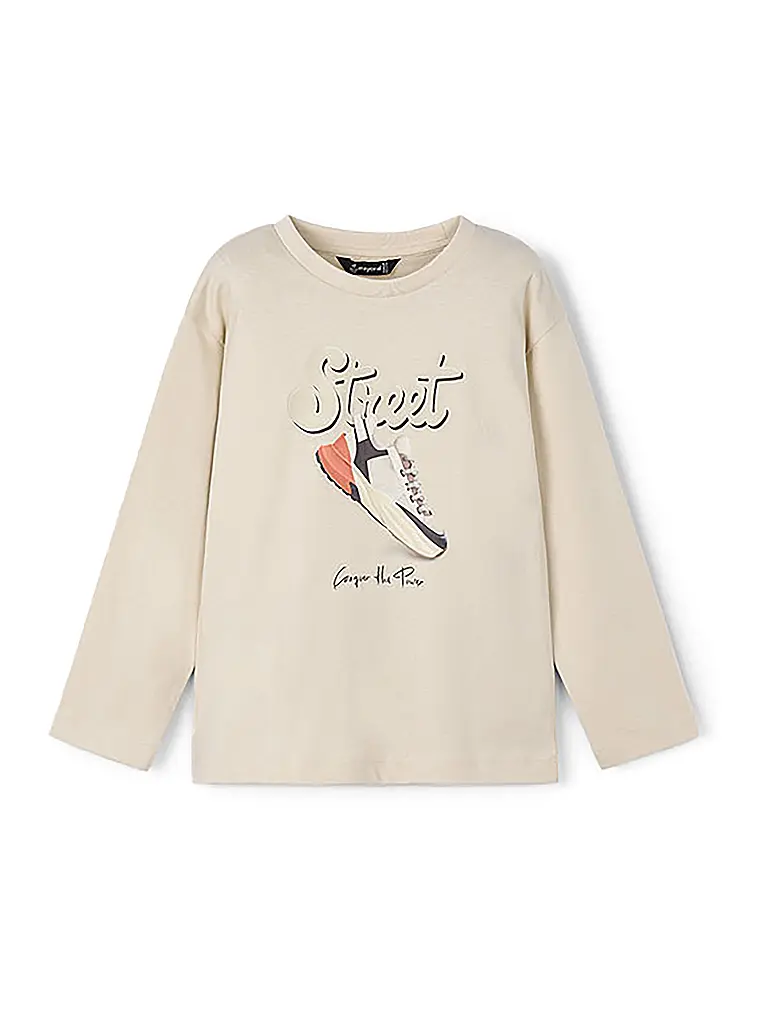 MAYORAL | Camiseta de manga larga para niño | beige