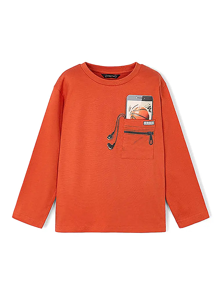MAYORAL | Camiseta de manga larga para niño | orange
