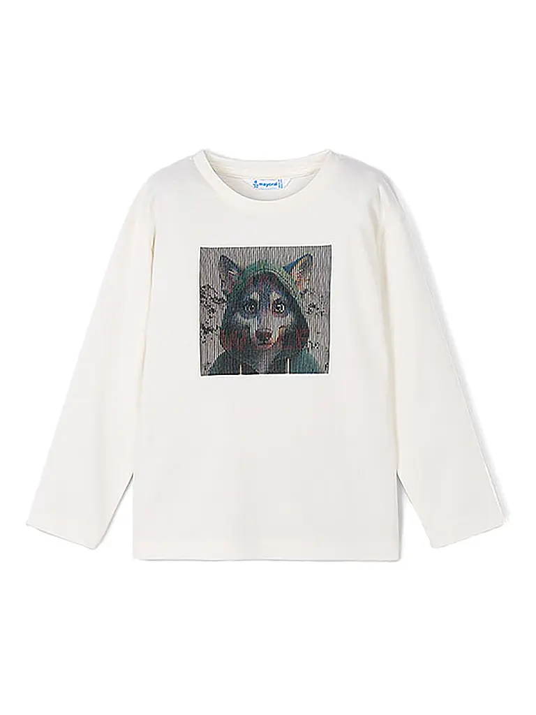 MAYORAL | Camiseta de manga larga para niño | Blanco