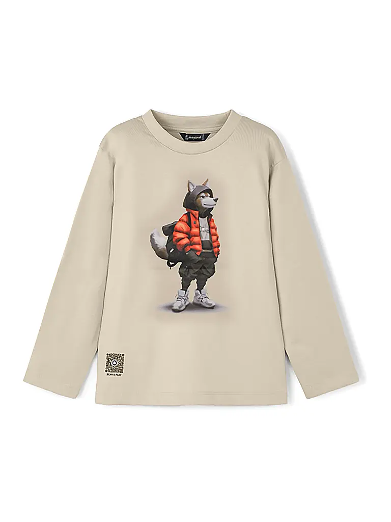 MAYORAL | Camiseta de manga larga para niño | Beige