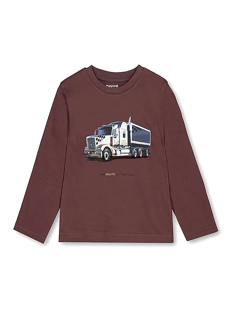 MAYORAL | Camiseta de manga larga para niño | dunkelrot