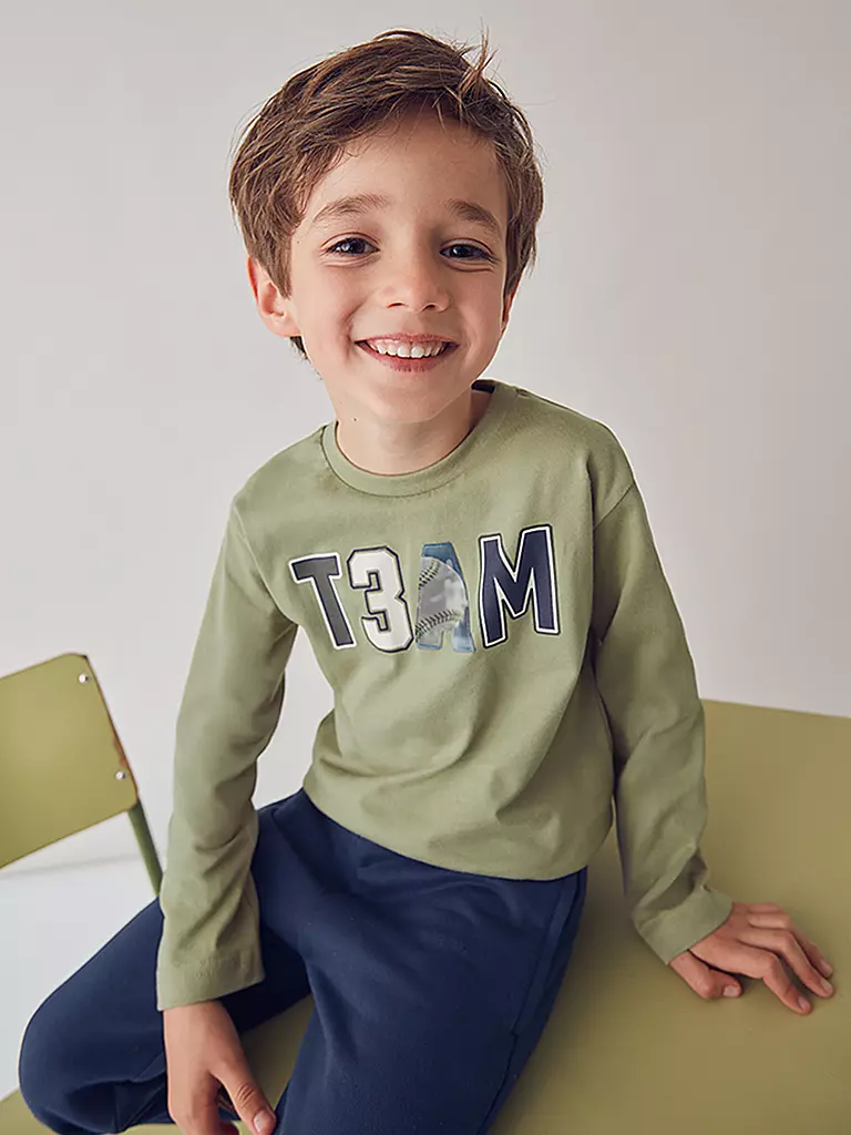 MAYORAL | Camiseta de manga larga para niño | grün