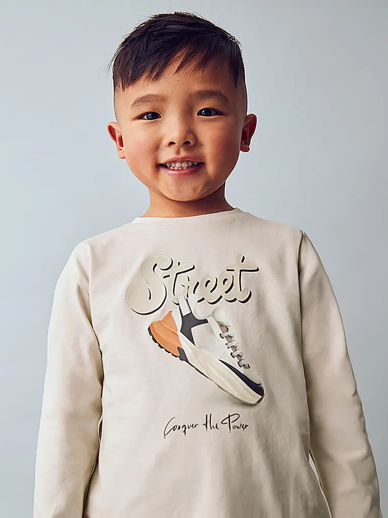 MAYORAL | Camiseta de manga larga para niño | beige