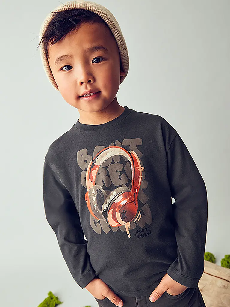 MAYORAL | Camiseta de manga larga para niño | Gris