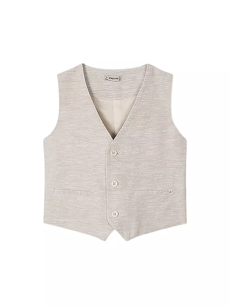 MAYORAL | Chaleco de traje para niño | Beige