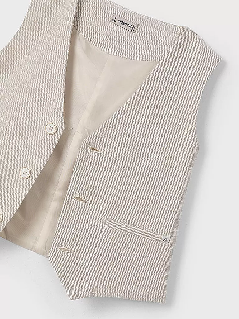 MAYORAL | Chaleco de traje para niño | Beige