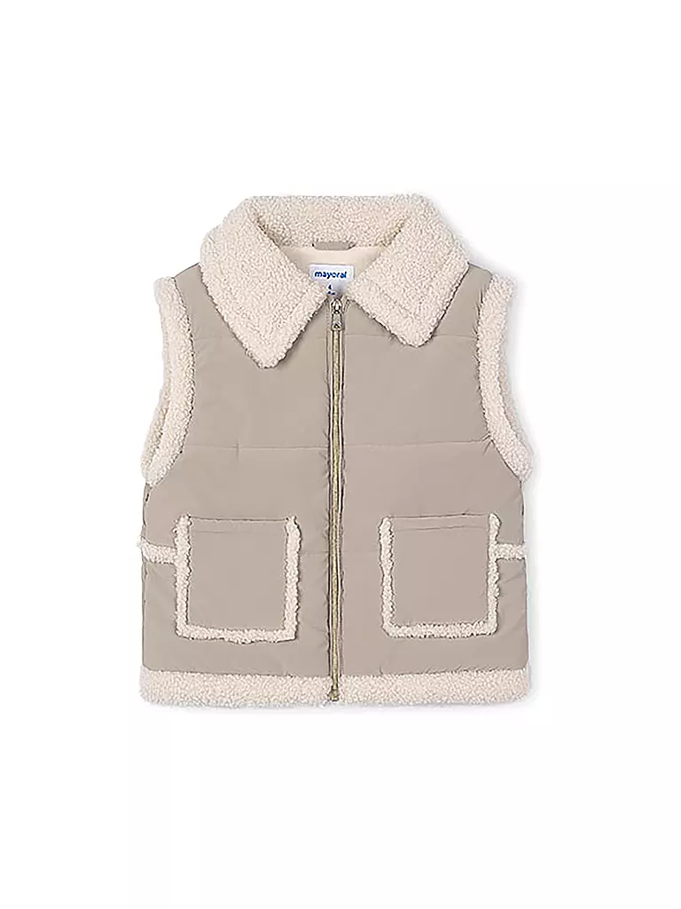 MAYORAL | Chaleco para niña | beige