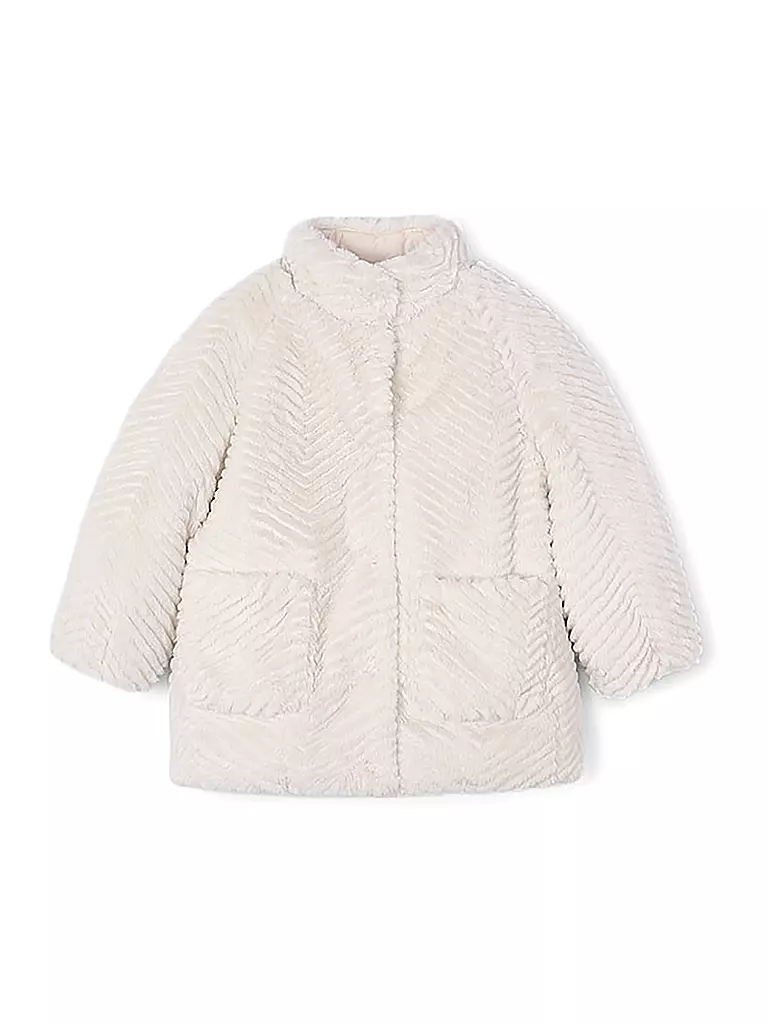 MAYORAL | Chaqueta de niña con aspecto de piel | Crema