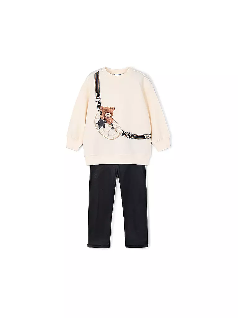 MAYORAL | Conjunto de 2 piezas para niña, sudadera y leggings | schwarz