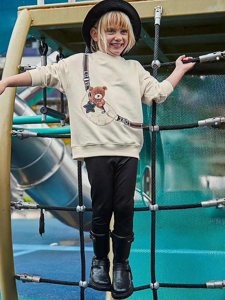 MAYORAL | Conjunto de 2 piezas para niña, sudadera y leggings | schwarz