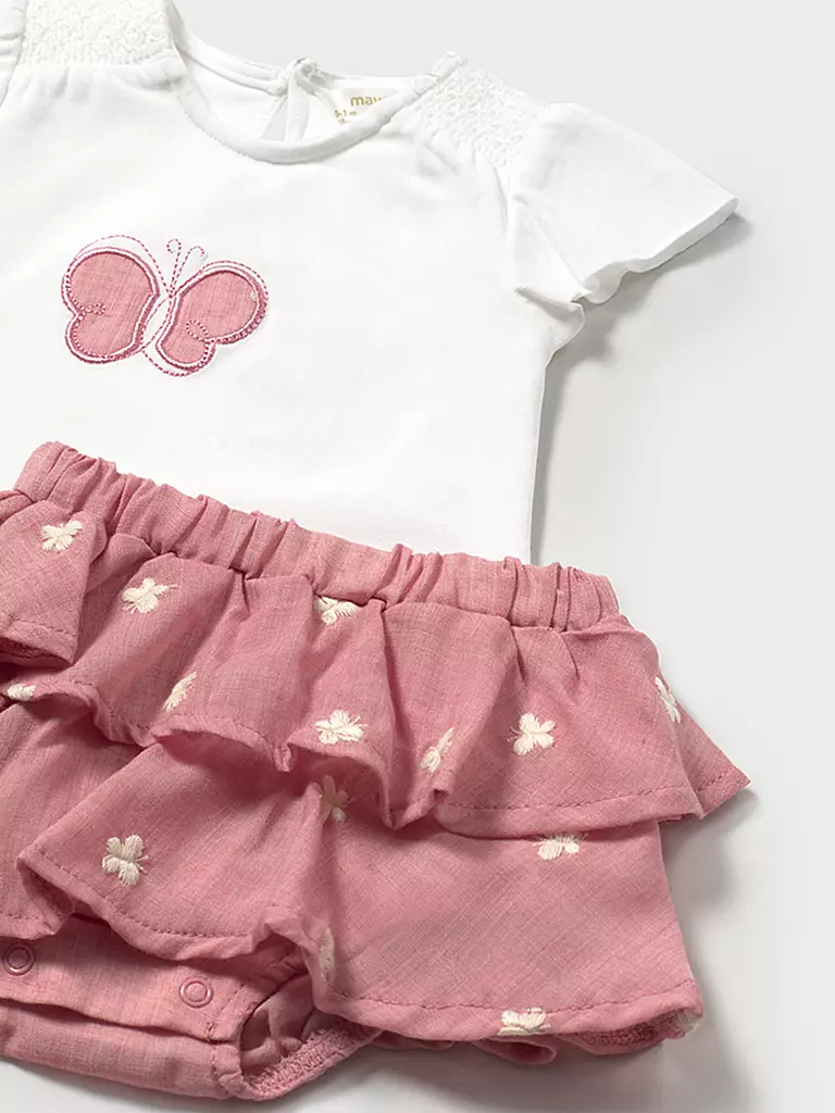 MAYORAL | Conjunto de bebé de 2 piezas, camiseta y falda | 