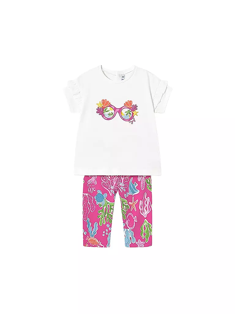 MAYORAL | Conjunto de bebé de 2 piezas, camiseta y leggings | Fucsia