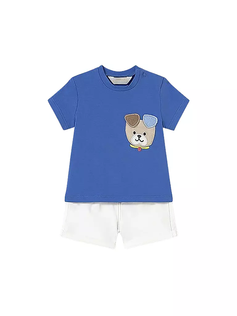 MAYORAL | Conjunto de bebé de 2 piezas, camiseta y pantalones cortos | Azul