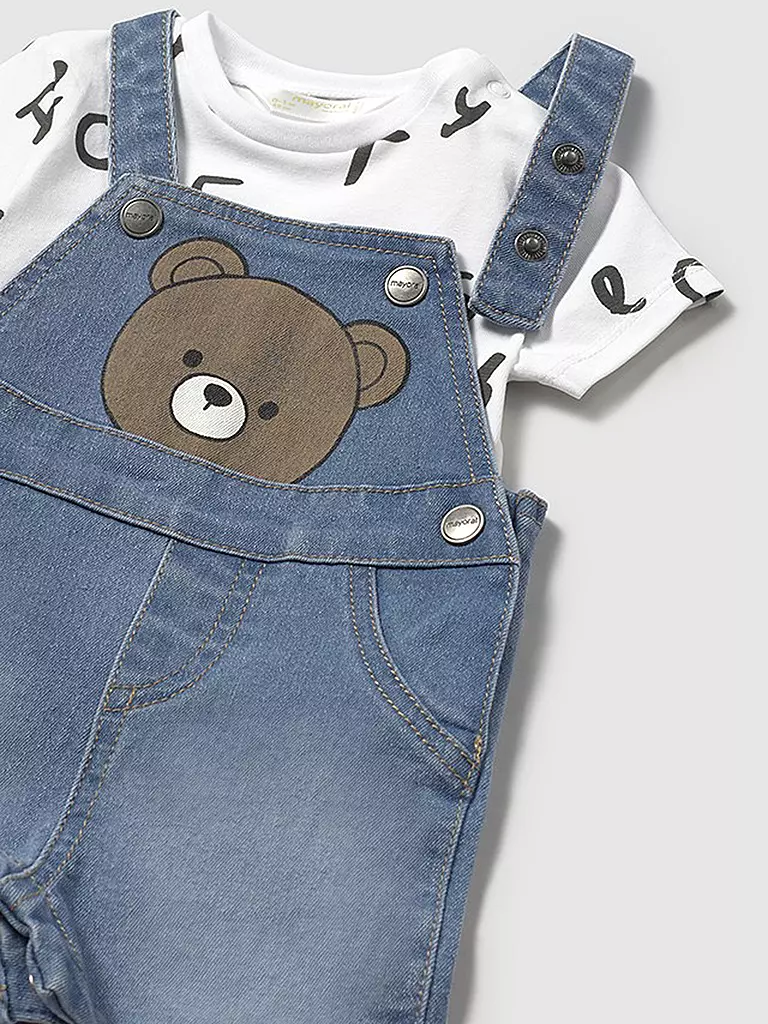 MAYORAL | Conjunto de bebé de 2 piezas, camiseta y peto | 