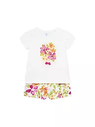 MAYORAL | Conjunto de bebé de 2 piezas, camiseta y shorts | Blanco