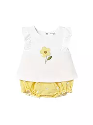 MAYORAL | Conjunto de bebé de 2 piezas, camiseta y shorts | Amarillo