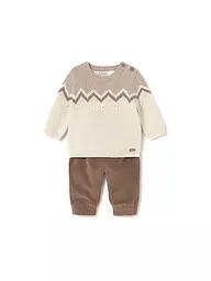 MAYORAL | Conjunto de bebé de 2 piezas, jersey y pantalón | Marrón